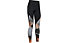 Under Armour RUSH™ Print - pantaloni fitness - donna, Black/Grey/Orange