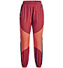 Under Armour Rush Woven - pantaloni fitness - donna, Orange/Red