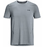 Under Armour Seamless Grid M - T-shirt - uomo, Grey