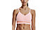 Under Armour Seamless Low Long Heather - reggiseno sportivo a basso impatto - donna, Pink/Orange