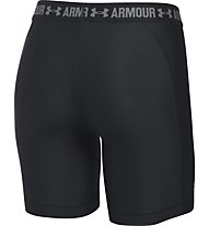 Under Armour Short UA HeatGear Armour Long Pantaloni corti fitness donna, Black