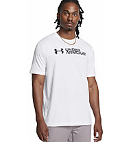 Under Armour Sliced Wordmark M - T-Shirt - Herren, White