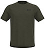 Under Armour Tech 2.0 Novelty - T-shirt - Herren, Dark Green/Black