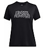 Under Armour Tech&#8482; Wordmark Jr - T-Shirt - M&auml;dchen, Black
