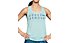 Under Armour Training Graphic Twist - top fitness - donna, Light Blue
