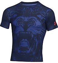 Under Armour UA Beast Lion Tee T-shirt, Navy/Dark Orange