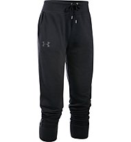 Under Armour UA Favorite French Terry - Pantaloni lunghi fitness - donna, Black