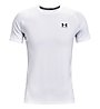 Under Armour UA HG Armour Fitted SS - T-shirt fitness - uomo, White
