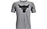 Under Armour UA Pjt Rock Brahma Bull SS - T-Shirt - Herren, Grey/Black
