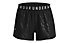 Under Armour UA Play Up SHRT Emboss 3.0 - pantaloni corti fitness - donna, Black