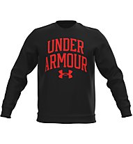 Under Armour UA Rival Terry Crew - Pullover - Herren, Black/Red