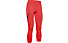 Under Armour Rush Crop Novelty - pantaloni fitness - donna, Red/Black