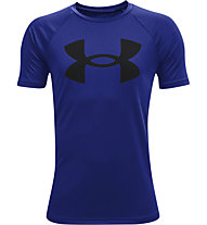 Under Armour Tech™ Big Logo SS - T-shirt - ragazzo, Dark Blue/Black