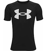 Under Armour Tech™ Big Logo SS - T-shirt - ragazzo, Black/White