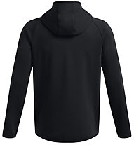 Under Armour Unstoppable Fleece Full-Zip - felpa con cappuccio - uomo, Black