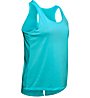 Under Armour Whisperlight Tie Back - top fitness - donna, Azure