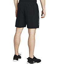 Under Armour Woven M - pantaloni fitness - uomo, Black/White