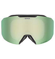 Uvex Evidnt ATTRACT V Small - maschera da sci, Black/Green