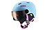 Uvex Visor Pro - casco da sci - bambino, Liteblue Mat