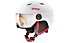 Uvex Visor Pro - casco da sci - bambino, White/Red