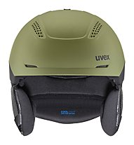 Uvex Ultra Pro - casco sci, Black/Green