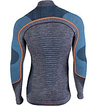 Uyn Ambityon - maglietta tecnica a maniche lunghe - uomo, Grey/Blue/Orange