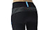 Uyn Crossover Tight - pantaloni corti running - donna, Black/Light Blue