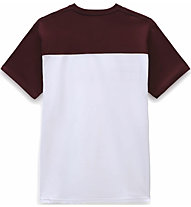 Vans Script Crew Block M - T-shirt - uomo, White/Red