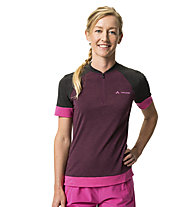 Vaude Altissimo Q-Zip Shirt W - maglia ciclismo - donna, Violet/Pink