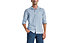 Vaude M Albsteig LS II - camicia a maniche lunghe - uomo, White/Light Blue/Blue