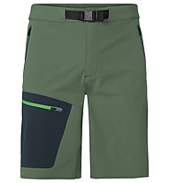 Vaude Badile - pantaloni corti trekking - uomo, Green/Dark Blue