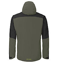 Vaude Moab Rain - giacca ciclismo - uomo, Black/Green