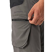 Vaude Men's Qimsa Shorts - Radhose MTB - Herren, Grey/Black