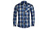Vaude Neshan III - camicia a maniche lunghe - uomo, Blue/Grey/White