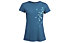 Vaude Skomer Print - t-shirt trekking - donna, Blue