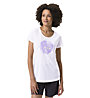 Vaude Skomer Print II - T-shirt - Damen, White/Violet