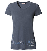 Vaude Skomer Print II - T-shirt - Damen, Blue/White