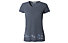Vaude Skomer Print II - T-shirt - donna, Blue/White