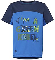 Vaude Solaro II - T-shirt - bambino, Light Blue/Blue