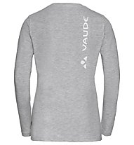 Vaude W Brand LS - maglia a maniche lunghe - donna, Grey