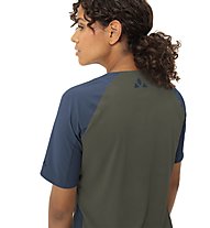 Vaude W Moab Pro - maglia MTB - donna, Dark Green/Blue