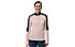 Vaude Livigno II - maglia a maniche lunghe - donna, Light Pink/Blue