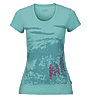 Vaude Gleann Shirt III T-Shirt trekking Donna, Icewater
