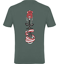 Wild Country Flow M - T-shirt arrampicata - uomo, Dark Green/Red