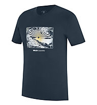 Wild Country Flow M - T-shirt arrampicata - uomo, Dark Blue/White