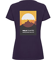 Wild Country Stamina W- Damen-T-Shirt, Dark Violet