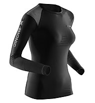 X-Bionic Speed - maglia running manica lunga - donna, Black/Grey