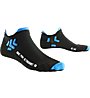 X-Socks Biking Pro Ultrashort - Calzini Corti, Black/Blue