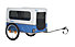 Xlc Doggy Van - rimorchio bici, White/Blue