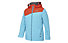 Ziener Aiza - giacca da sci - bambina, Light Blue/Orange